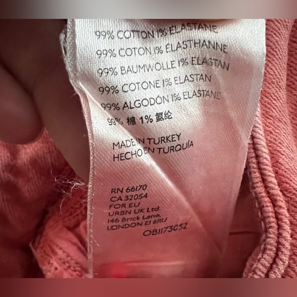 PILCRO & THE LETTERPRESS Faded Red High-Rise Slim Frayed Crop Jeans Sz 25 26x26 - Picture 7 of 8